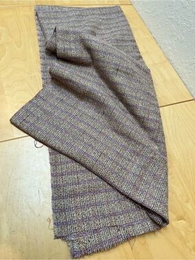 Purple Tweed Dress Fabric Panel - Textured Pattern 6yards x62 inches wide